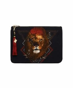 Camilla EBoutique (US) SMALL CANVAS CLUTCH SOLID BLACK