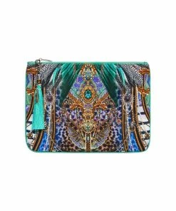 Camilla EBoutique (US) Up To 30% Off SMALL CANVAS CLUTCH ANIMAL ARMY