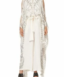 Camilla EBoutique (US) Sale Clothing LOUNGE TROUSER WITH TIE WAIST LUXE CREAM