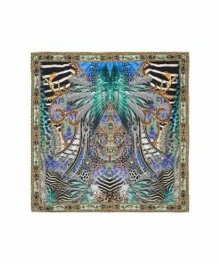 Camilla EBoutique (US) LARGE SQUARE SCARF ANIMAL ARMY