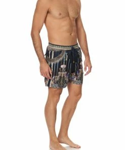 Camilla EBoutique (US) ELASTIC WAIST BOARDSHORT DRIPPING IN DECO
