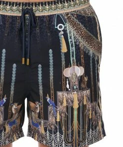 Camilla EBoutique (US) ELASTIC WAIST BOARDSHORT DRIPPING IN DECO