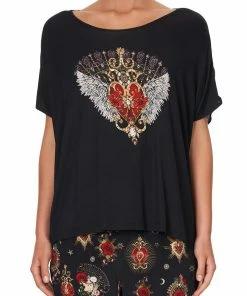 Camilla EBoutique (US) LOOSE FIT ROUND NECK TEE MONTAGUES CAPULET