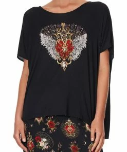 Camilla EBoutique (US) LOOSE FIT ROUND NECK TEE MONTAGUES CAPULET