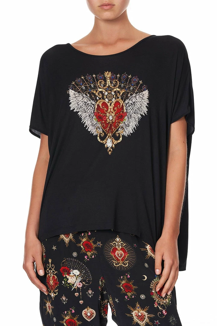 Camilla EBoutique (US) LOOSE FIT ROUND NECK TEE MONTAGUES CAPULET