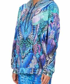 Camilla EBoutique (US) HOODY WITH POCKETS MOON DANCE Sale Activewear & Loungewear
