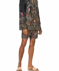 Camilla EBoutique (US) COLLARED LONG SLEEVE SHIRT GOTHIC GODDESS Sale Clothing