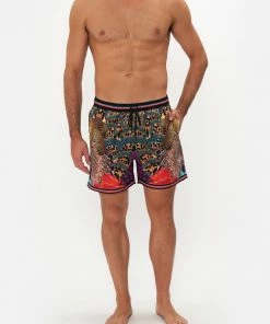 Camilla EBoutique (US) ELASTIC WAIST BOARDSHORT XANADU RISING