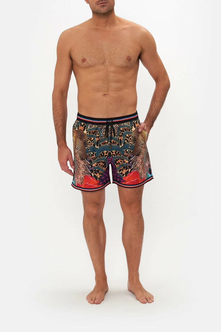 Camilla EBoutique (US) ELASTIC WAIST BOARDSHORT XANADU RISING