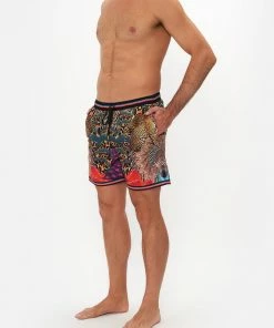 Camilla EBoutique (US) ELASTIC WAIST BOARDSHORT XANADU RISING