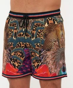 Camilla EBoutique (US) ELASTIC WAIST BOARDSHORT XANADU RISING