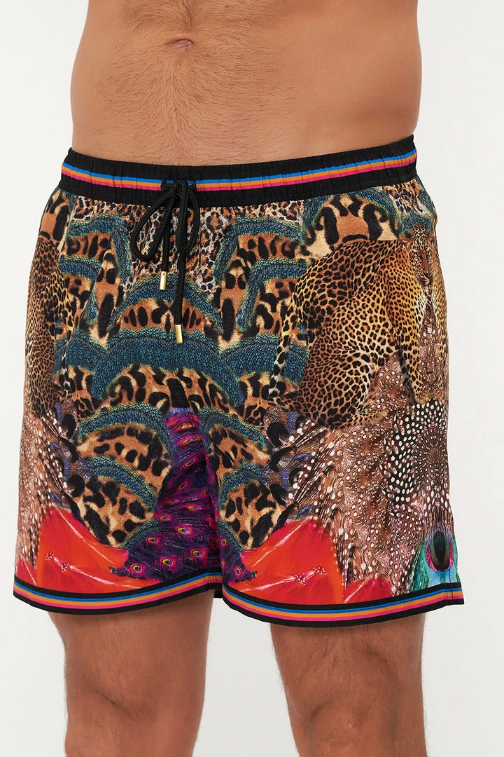 Camilla EBoutique (US) ELASTIC WAIST BOARDSHORT XANADU RISING