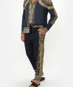 Camilla EBoutique (US) New To Sale STRAIGHT LEG ELASTICATED WAIST PANT ITS ALL OVER TORERO