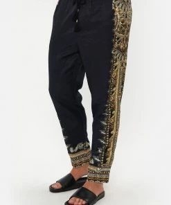 Camilla EBoutique (US) New To Sale STRAIGHT LEG ELASTICATED WAIST PANT ITS ALL OVER TORERO
