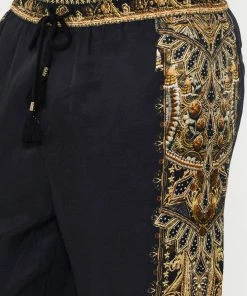 Camilla EBoutique (US) New To Sale STRAIGHT LEG ELASTICATED WAIST PANT ITS ALL OVER TORERO