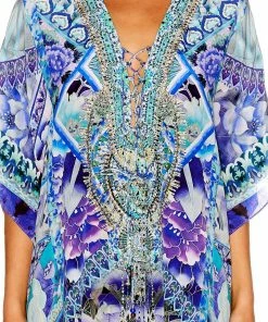 Camilla EBoutique (US) SHORT LACE UP KAFTAN THE BLUE MARKET Resort