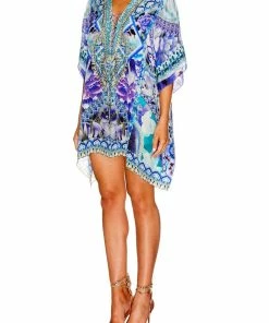 Camilla EBoutique (US) SHORT LACE UP KAFTAN THE BLUE MARKET Resort