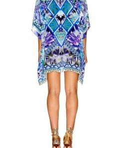 Camilla EBoutique (US) SHORT LACE UP KAFTAN THE BLUE MARKET Resort