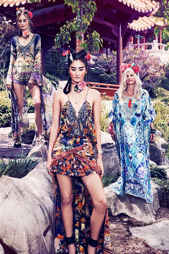 Camilla EBoutique (US) ROUND NECK KAFTAN THE BLUE MARKET Resort