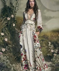 Camilla EBoutique (US) BUTTON DRESS WITH SHAPED WAISTBAND FAIRY GODMOTHER Up To 30% Off