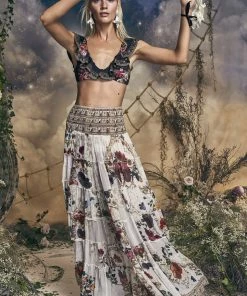 Camilla EBoutique (US) SHEER TIERED MAXI SKIRT FAIRY GODMOTHER Up To 40% Off