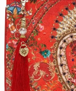 Camilla EBoutique (US) SMALL CANVAS CLUTCH CAMEOS CAN CAN Up To 30% Off