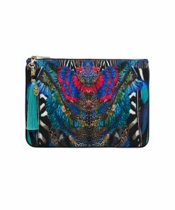 Camilla EBoutique (US) SMALL CANVAS CLUTCH CAFE NAIROBI