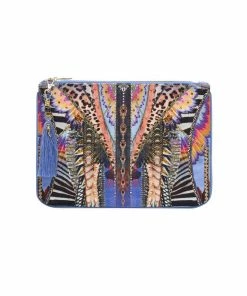 Camilla EBoutique (US) SMALL CANVAS CLUTCH LOVE ON THE WING Up To 30% Off