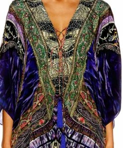 Camilla EBoutique (US) SHORT LACE UP KAFTAN THREADS THAT BIND US Resort