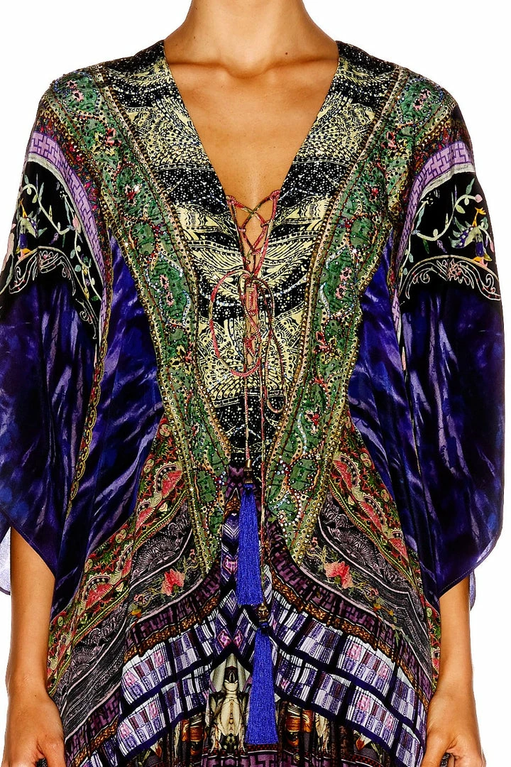 Camilla EBoutique (US) SHORT LACE UP KAFTAN THREADS THAT BIND US Resort