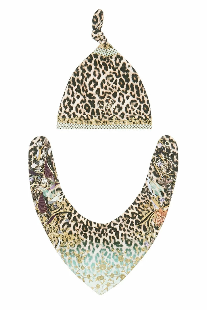 Camilla EBoutique (US) BABIES BIB AND BEANIE SET NOMADIC NYMPH Up To 30% Off
