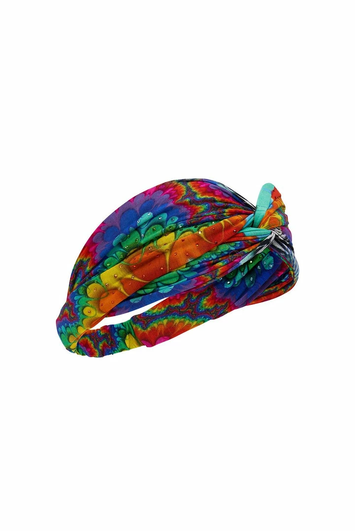 Camilla EBoutique (US) Sale Activewear & Loungewear ACTIVE TWIST HEADBAND RAINBOW GATHERING