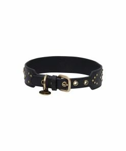 Camilla EBoutique (US) New To Sale STUDDED DOG COLLAR SOLID BLACK