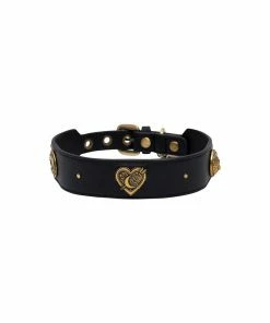 Camilla EBoutique (US) New To Sale STUDDED DOG COLLAR SOLID BLACK