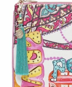 Camilla EBoutique (US) SMALL CANVAS CLUTCH LET THE SUN SHINE Up To 30% Off