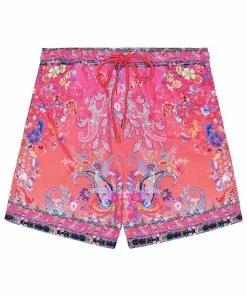 Camilla EBoutique (US) ELASTIC WAIST BOARDSHORT FREE LOVE Up To 30% Off