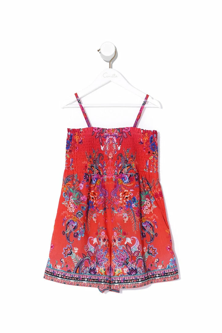 Camilla EBoutique (US) KIDS PLAYSUIT WITH SHIRRING FREE LOVE Up To 40% Off