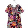 Camilla EBoutique (US) Up To 30% Off KIDS TSHIRT DRESS WITH FLARE HEM PEACE LOVE AND HAIR