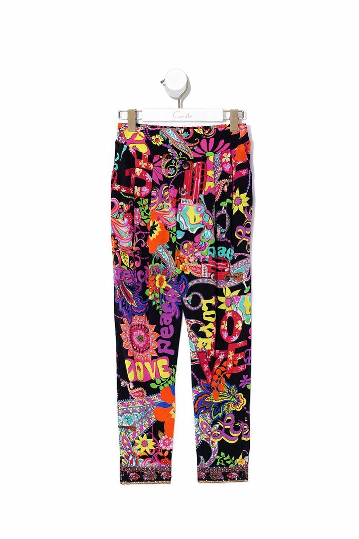 Camilla EBoutique (US) KIDS HAREM PANTS PEACE LOVE AND HAIR Up To 40% Off