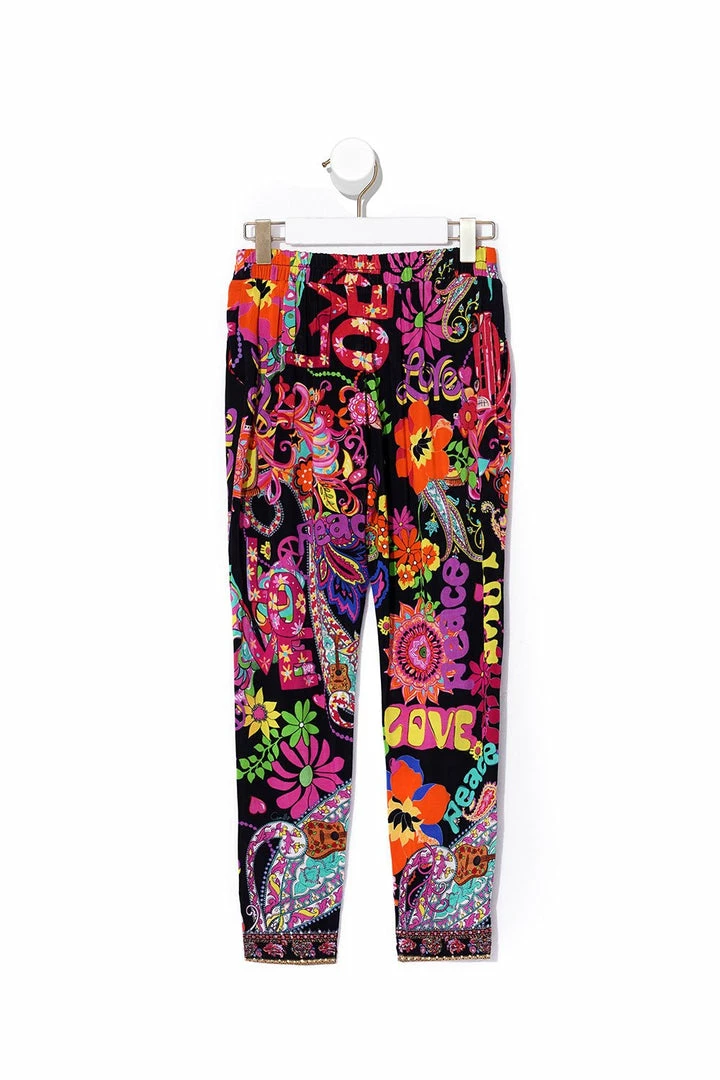 Camilla EBoutique (US) KIDS HAREM PANTS PEACE LOVE AND HAIR Up To 40% Off