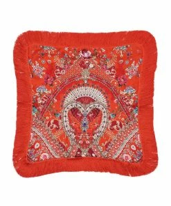 Camilla EBoutique (US) SMALL SQUARE CUSHION CAMEOS CAN CAN