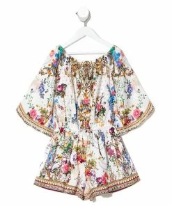 Camilla EBoutique (US) Up To 30% Off KIDS 3/4 FLARE SLEEVE PLAYSUIT 12-14 BY THE MEADOW