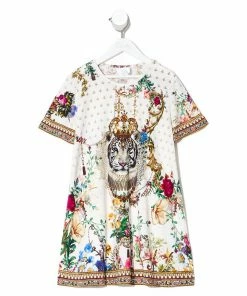 Camilla EBoutique (US) Up To 30% Off KIDS TSHIRT DRESS WITH FLARE HEM 4-10 BY THE MEADOW