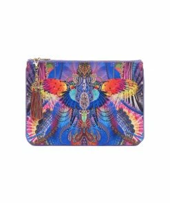 Camilla EBoutique (US) SMALL CANVAS CLUTCH PSYCHEDELICA Up To 30% Off