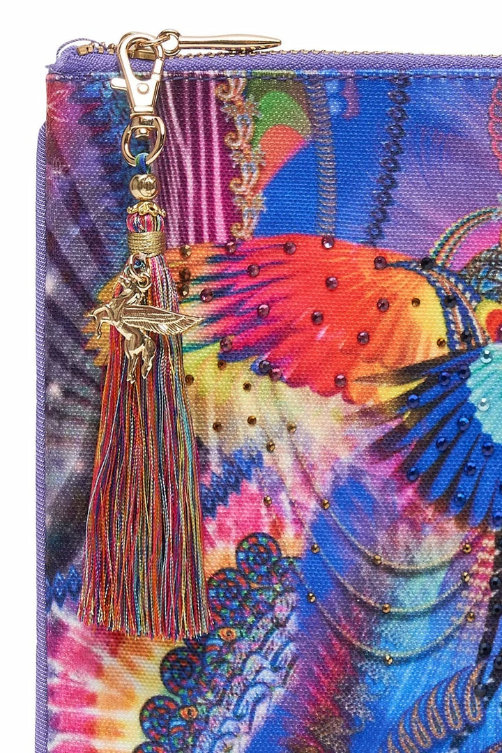 Camilla EBoutique (US) SMALL CANVAS CLUTCH PSYCHEDELICA Up To 30% Off