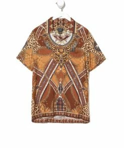 Camilla EBoutique (US) SHORT SLEEVE CAMP COLLARED SHIRT LADY LODGE