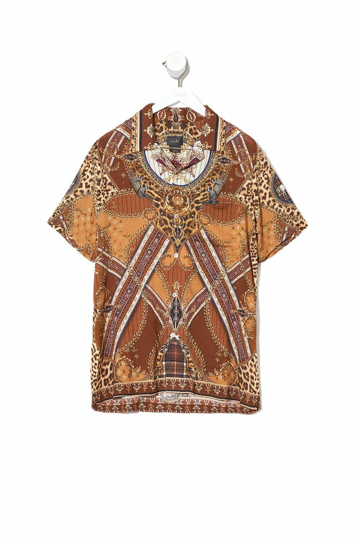 Camilla EBoutique (US) SHORT SLEEVE CAMP COLLARED SHIRT LADY LODGE