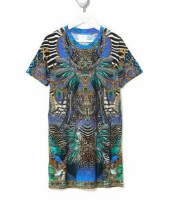 Camilla EBoutique (US) KIDS T-SHIRT DRESS 4-10 ANIMAL ARMY