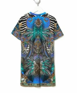 Camilla EBoutique (US) KIDS T-SHIRT DRESS 4-10 ANIMAL ARMY