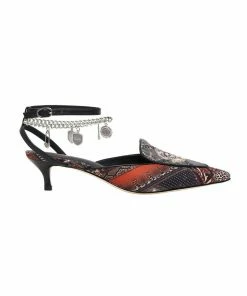 Camilla EBoutique (US) KITTEN HEEL LOAFER WITH ANKLET LONDON CALLING